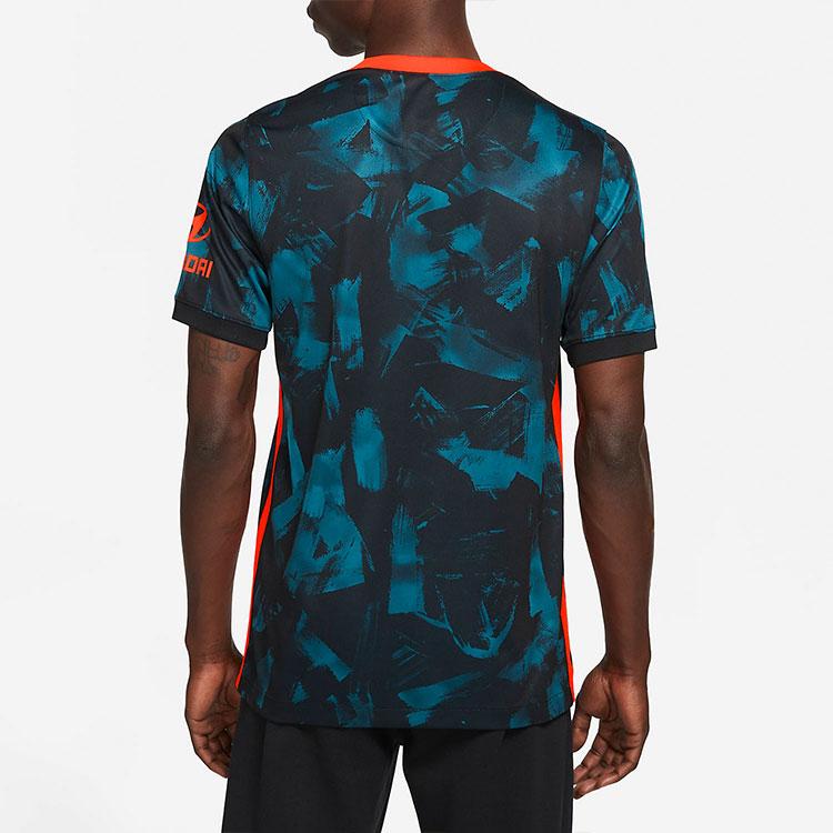 Nike Chelsea 21-22 Away Game Short Sleeve Training Jersey Men Tops Floral DB5894-468