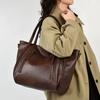 Oil wax pitot bag women's hand shoulder bag