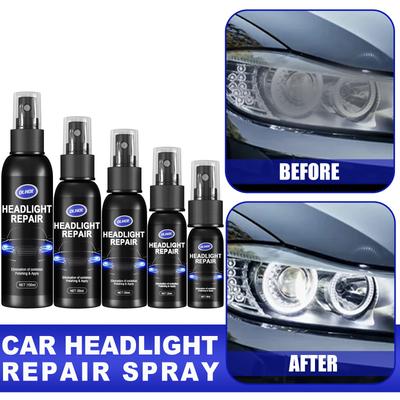Líquido restaurador de luz de coche, eliminación de oxidación, suciedad, reparación de faros portátiles, líquido polaco para restauración de faros de coche