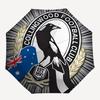 Collingwood Football Club, Ombrello Portatile con Apertura e Chiusura Automatica, Struttura a 8 Stecche, Adatto per Uomini e Donne in Tutte le Stagioni