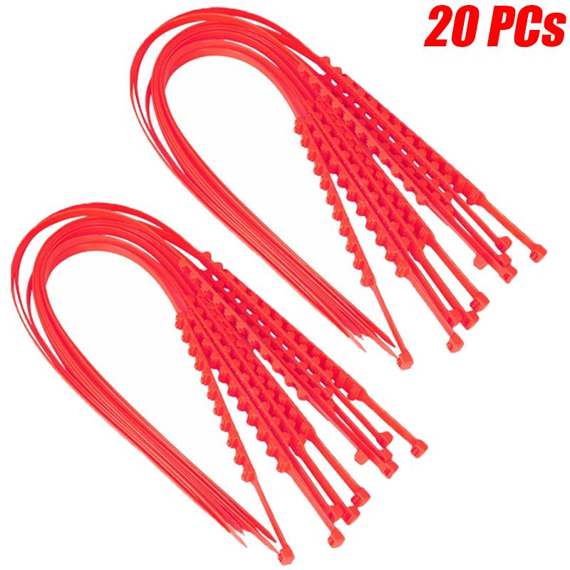 10/40PCs Winter Universal Car Tire Anti-Slip Snow Chains Anti-skid Motorcycle Car Tyre Wheel Tie Emergency Car Accessories