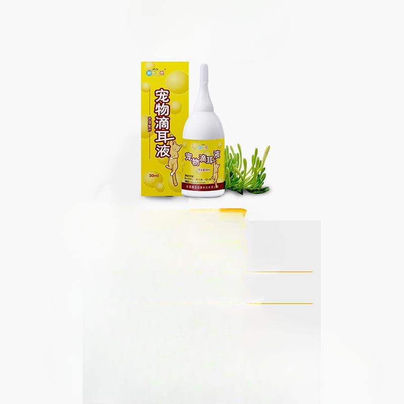 Tier Ohrentropfen 30ml, Ohrenreinigende Tropfen für Hunde, Katzen und Hunde, Ohrenpflege Wasser