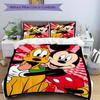 3pcs Mickey Mouse, Pluto Printed Bedding Set, Breathable And Soft, Machine Washable, Christmas Gift Birthday Gift, Bedroom Decoration