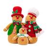 Christmas Decorations Creative Gingerbread Man Doll Ornament, A Family Of Three Gingerbread Man Window Ornament Doll Gift