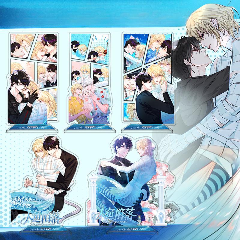 Jinyu Luoluo Series Acrylic Standing Sign HD Double-Sided Sandwich Craft White Chu Year Lanbo Rami Friends around