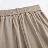 Women's Plus Size High Waist Cropped Wide Leg Pants – Elastic Waist Stretchy Trousers (Sizes XL-6XL) for Summer