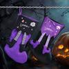 Long Legs Halloween Stockings Bag Creative Witch's Mid-Tube Boots Decoration for Halloween Festive Gifts Home Decor