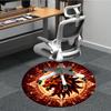 1pc Lion Head Emblem Chair Carpet for Office Non-Slip Mat for Office - Decorative Floor Mat  yy251030253