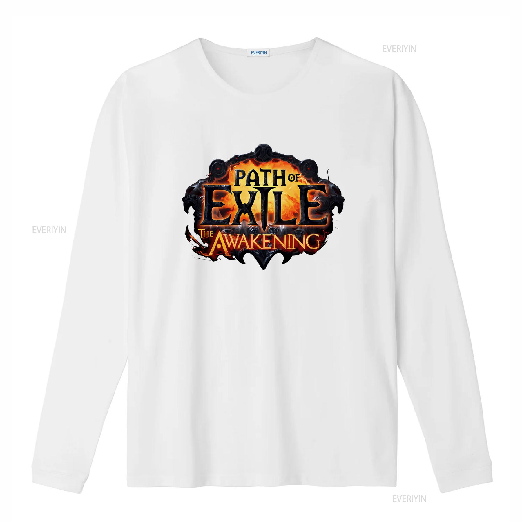 

Чоловіча футболка Path of Exile The Awakening Відеоігра Промо 4XL XXXXL Дизайн Ігровий вінтажний Прана Практична Трохи модна M