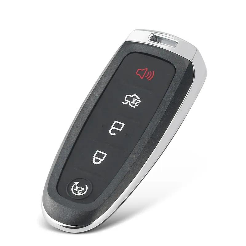KEYYOU 1Pcs Car Remote Key Shell For Ford Explorer Edge Flex C-max Taurus Smart Auto keyless Case Replacement HU101 FO38 Blade