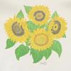 Delta 90s Old USA Made Sunflower Short Sleeve T-shirt XL Single Stitch Men's Used