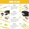 525PCS Heat Shrink Wire Connectors, 22-10 AWG Marine Grade Heat Shrink Butt Connectors, Waterproof Electrical Wire Terminals Kit Insulated Ring Fork