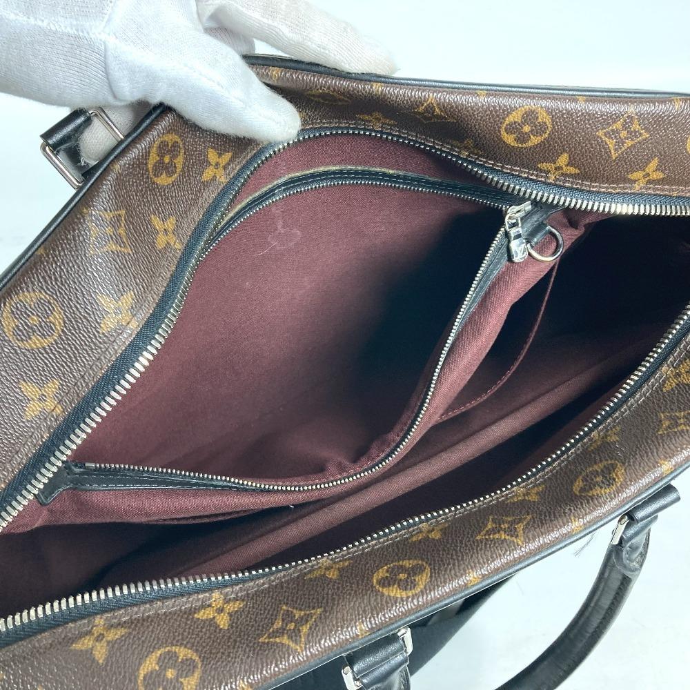 Louis Vuitton M40224 MonogramMacassar Porto Document Voyage GM PDV 2WAY Hand Bag