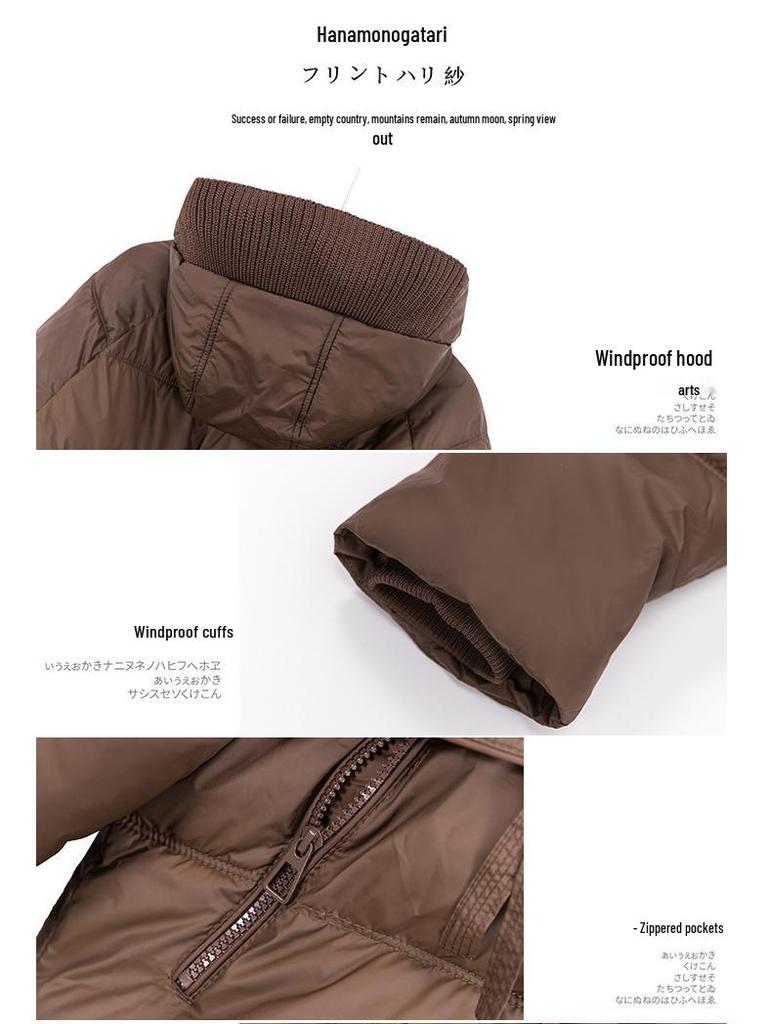 Women's 2025 Winter Short Stand-Up Collar Cotton Jacket - Trendy Thickened Bread Coat