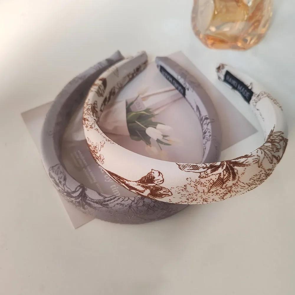 

2 шт. Европейский и американский ретро продвинутый ободок для волос резинки для волос повязка обруч для женщин девушек подарок корейские аксессуары для волос