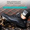 Labor Insurance Shoes Men's Anti-smashing and Anti-piercing Fly-woven Breathable Lightweight Solid Bottom Safety Shoes
