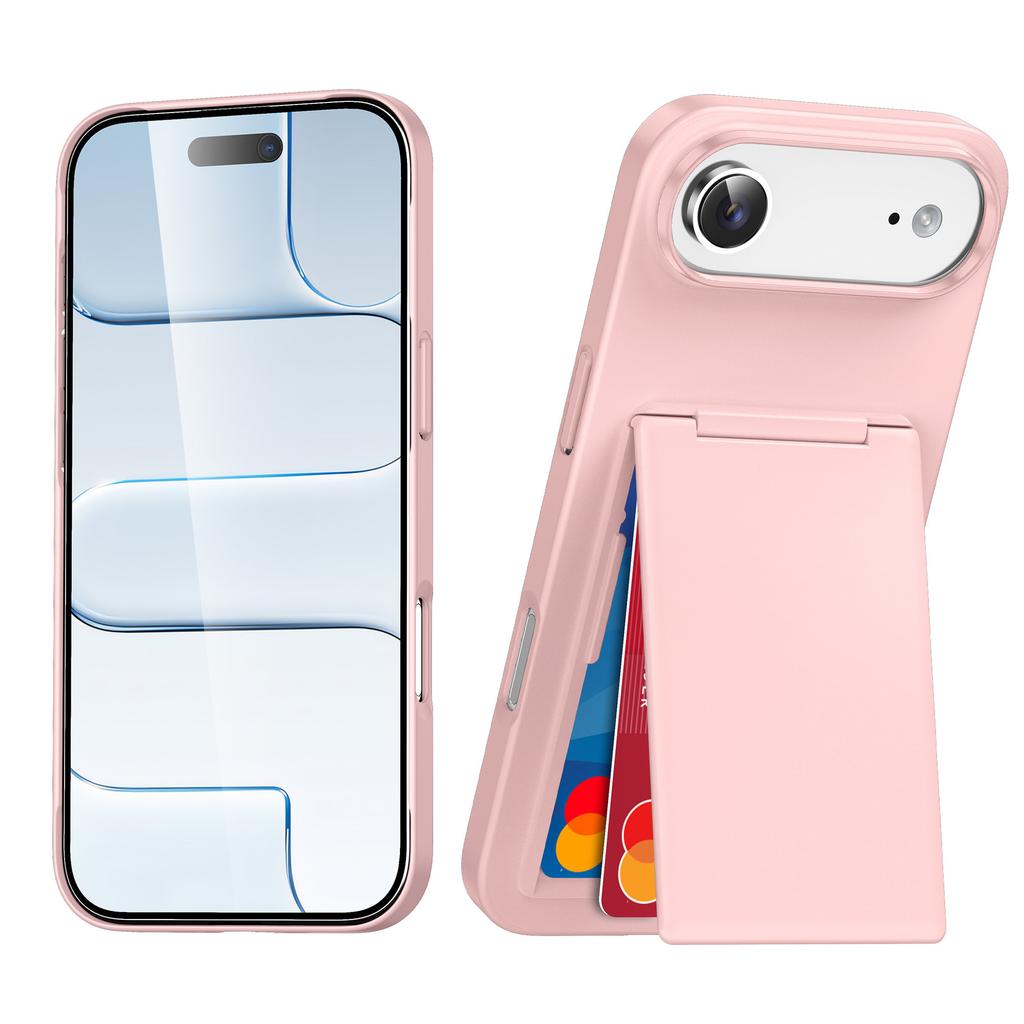 New Product for IPhone17Air Frosted Card Holder Holder 16 Phone Case 15Pro Anti-Scratch 14 Phone Protective Cover