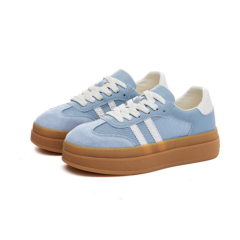 Fashion AIYUQI Women's Sneakers 2025 New Genuine Leather Female Shoes Round-toe Flat-soled Casual German Training Shoes For Women