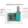 10PCS Mini PAM8403 DC 5V Audio Amplifier Handy Digital Power Amp Module Board 3W+3W Dual-Channel PAM8403 Stereo Amplifiers with Potentiometer for DIY