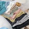 High-Waisted Ice Silk Pleated Wide-Leg Women's Pants: Slimming, Versatile, Floor-Length, Sun Protection, Mosquito Repellent, Casual Summer Wear