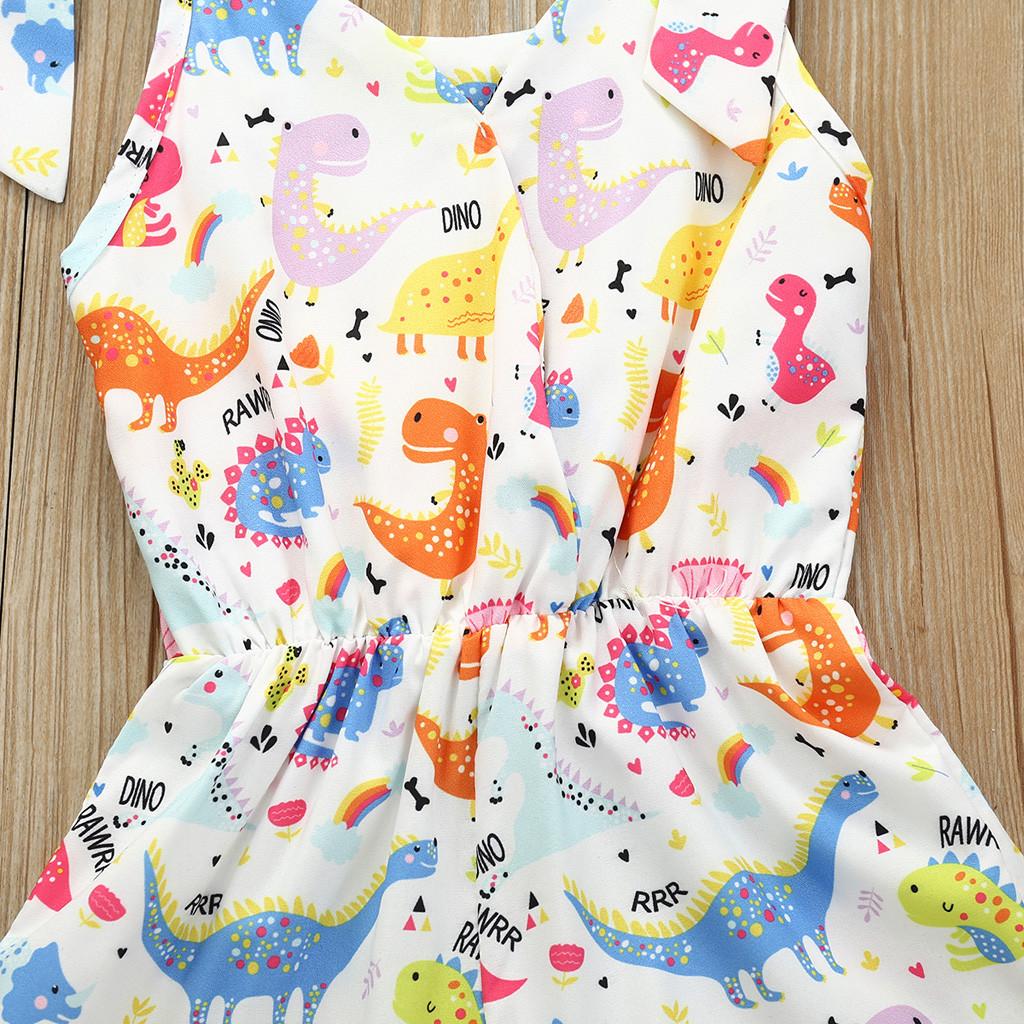 Dino Doodle Summer Baby Romper