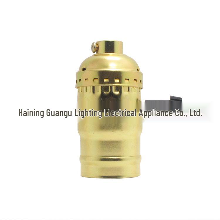 Vintage Edison E26 E27 Aluminum Knob Lamp Holder Socket for DIY Pendant Lamps