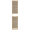 Cabinet Door 2 Pcs Natural 170 X 2.1 X 39.5 Cm Solid Pine Wood