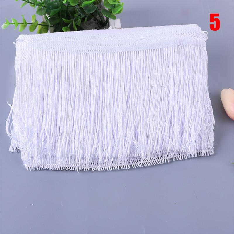 10 metrů latinská třásňová krajka makramé 15cm krajková ozdoba třáseň rayon DIY samba taneční šaty jevištní oděv šicí doplněk