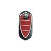 PRTZU1 5/10PCS 14mm Car Key Shell Sticker Car Key Remote Fob Decal Auto Parts For Alfa Romeo Sportiva 156 Stelvio Giulia Giulietta