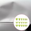 18Pcs Green Dent Pull Tabs Car Body Restoration Tool Suitable For Various Vehicle Parts Dent Size Professional Home Use