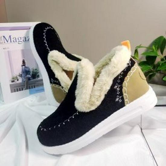 2024 Women's Plus Velvet Thick Warm Winter Cotton Shoes