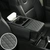 Boîte d'accoudoir de voiture Épaissir Coussin de hauteur Repose-bras Coussin avec poche Porte-gobelet pour mouchoirs Coton à mémoire de forme Support de coude Coussin de hauteur