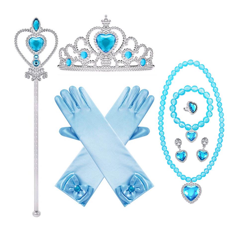 

Платье принцессы Эльзы и Золушки - Детское Хэллоуинское платье, Весенне-осенний стиль One size