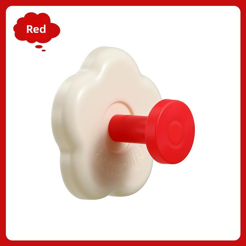 

Suction Cup Hook, Entrance Hook, No Need for Drilling, Key Storage At The Door, A Household Multi-functional Wall-mounted Adhesive Hook красный