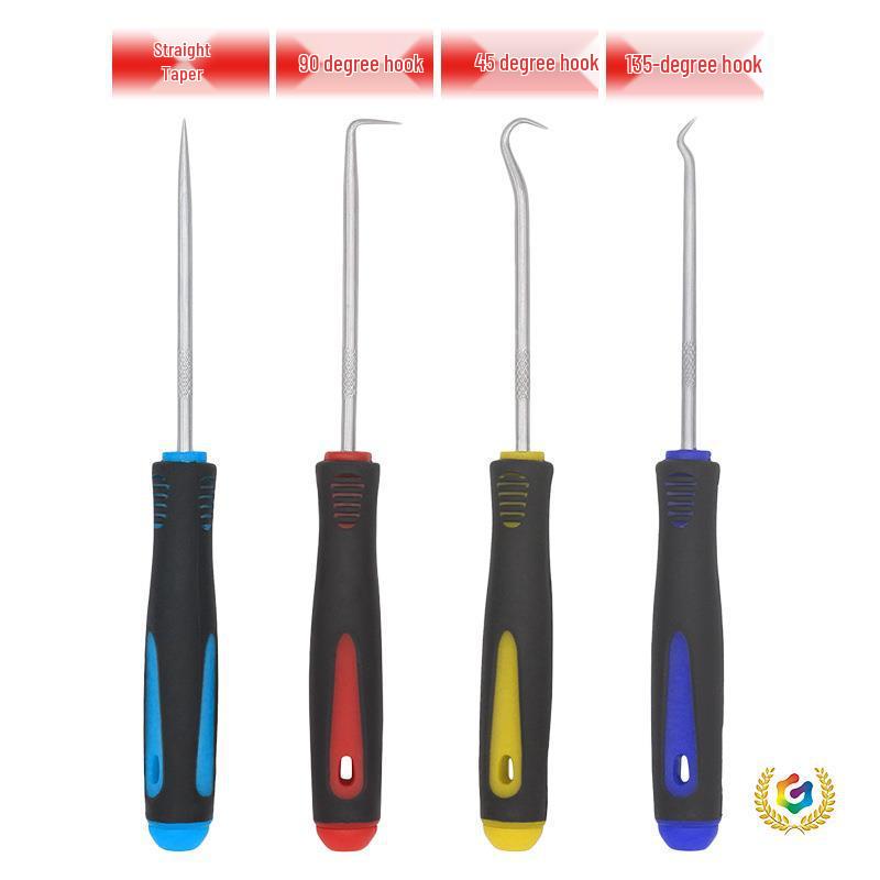 Wellendichtring-Abzieher-Satz: 4-teiliger Haken und Schraubendreher für Reifenreparatur und Auto wartung