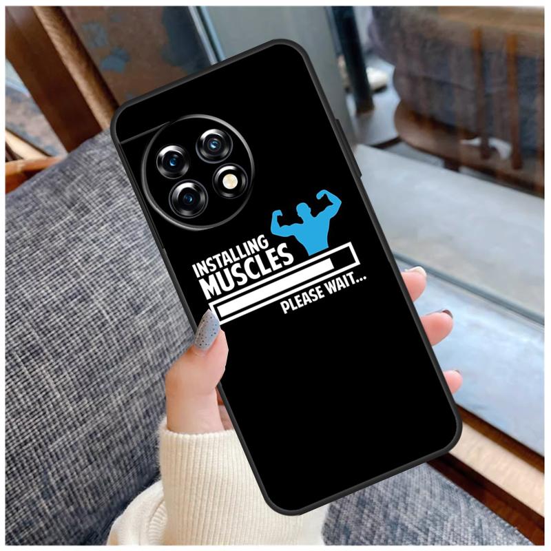 Bodybuilding Gym Fitness Quotes Case For OnePlus 15 13 12 11 10 9 Pro 13R 13T 12R 10T 8T Nord CE 5 2 3 4 Lite N20 N30 Coque