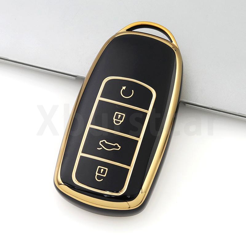 Autosleutelhoesje Cover Voor Chery Tiggo 4 5X 7 Pro 8 Exeed Txl Tx Lx Tiggo 8 Pro Tiggo 8Plus Nieuwe 5 Plus 7 Pro 4 Tpu Shell Sleutelhanger