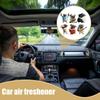 Car Vent Air Freshener Decorative 2D Acrylic Dog Shape Auto Scent Diffuser 6 Pieces Car air freshener pug car accessories