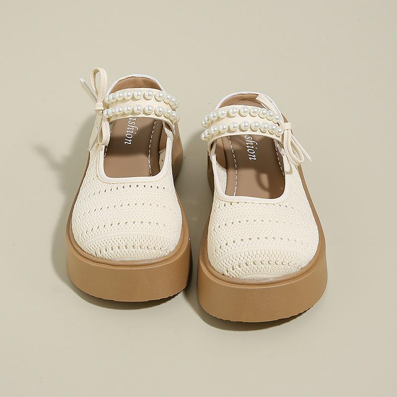 Platform Shoes Bag Head Half Slippers Women's Outer Wear 2025 New Spring and Summer One-pedal Woven Cool Slippers