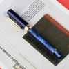 PENBBS 470 Vacuum Filling Fountain Pen Blade/Round Nib Pen Large Capacity Transparent Acrylic Business Writing Gift Pen