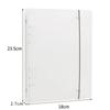 1 Pcs A4A5A6 Creative Frosted Semi Transparent PP Strap Loose Leaf Notebook Book Clip Notebook Shell