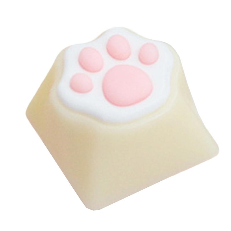 Kitty Paws CatPaw Handmade Customizeds Silicone Keycap for Switches Mechanical Keyboards