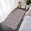 Doormat Flannel Floor Mat Leopard Grain Indoor Foot Rug Bedside Mats Kitchen Corridor Water Absorbent Carpet Ideal Balcony Decor