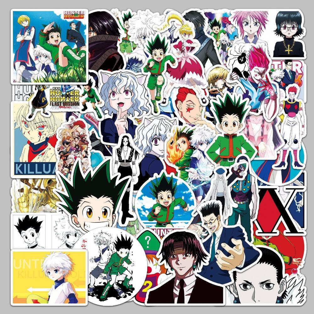 50pcs Waterproof Anime Hunter X Hunter Gon·Freecss Kawaii Stickers Japanese Manga Cartoon Decorations Trendy Gift