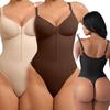 Formwäsche für Damen mit Bauchweg-Effekt: Nahtloser Einteiler-Korsett mit Front-Reißverschluss für einen flacheren Bauch und angehobene Gesäßpartie