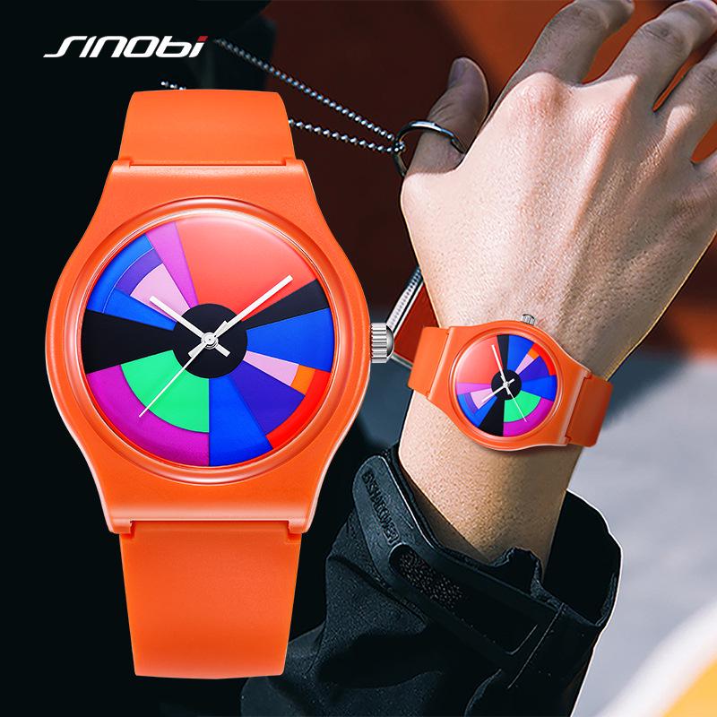Sinobi Silent Quartz Waterproof Watch for Women, Boys, and Girls - Student Party & Sport Fashion Accessory