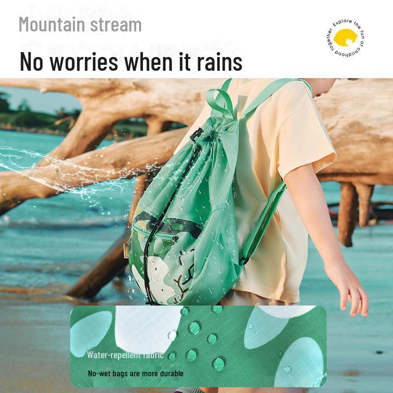 Children's Lemon Backpack: Waterproof, Drawstring, and Perfect for School or Travel.