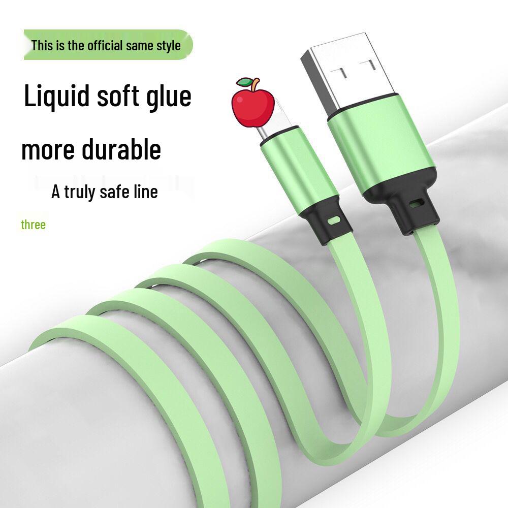 Premium Retractable Liquid Silicone 3-in-1 Type-C Charging Cable