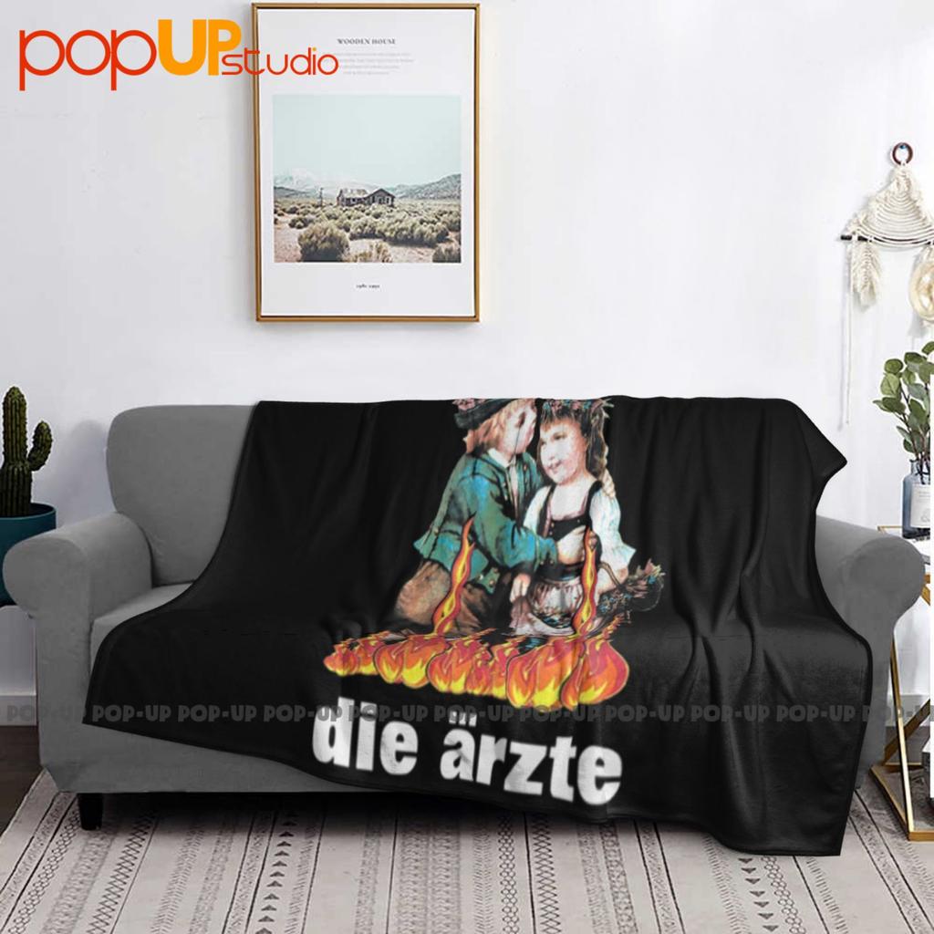 Vintage Die Arzte Ärzte Berlin Rock Band Ultra-Soft Blanket Quilt Winter Sofa Cover Bed Covers