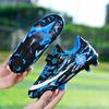 Football Shoes Children Teens Velcro Boys Girls Spikes Shredded Nails Flat Bottom School Students Game Sneakers